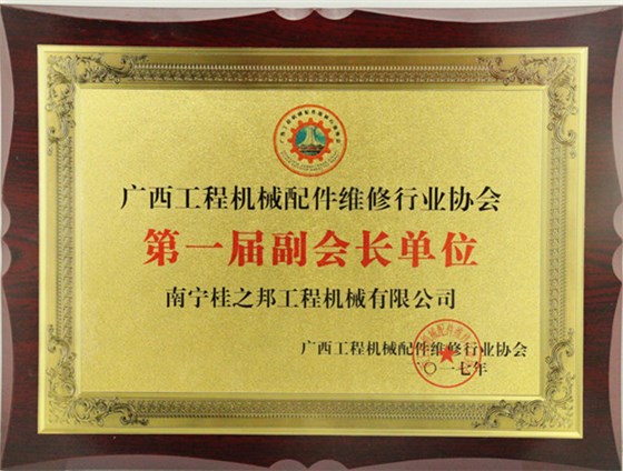 廣西工程機(jī)械配件維修行業(yè)協(xié)會副會長單位