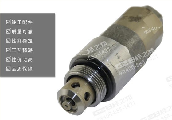 三一挖掘機(jī)主閥油口溢流閥
