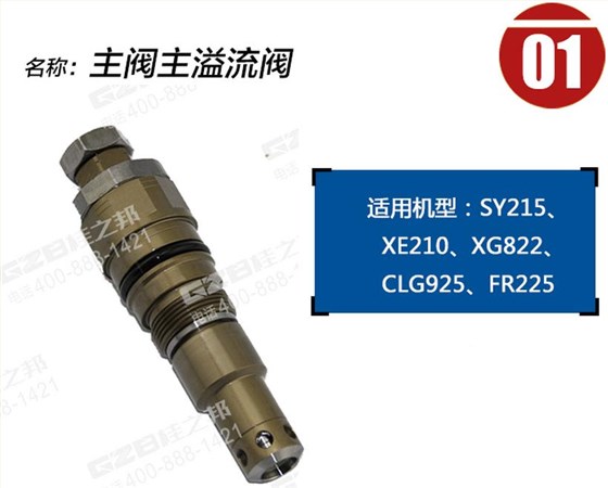 柳工925挖掘機主溢流閥