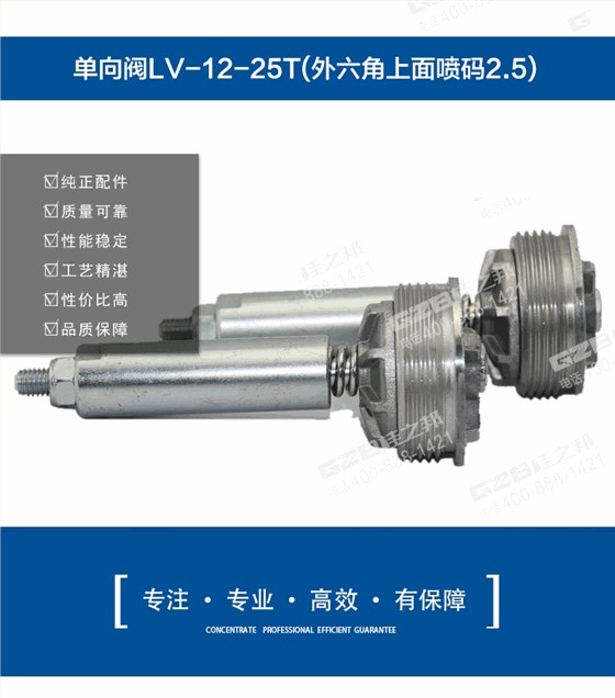三一挖掘機單向閥