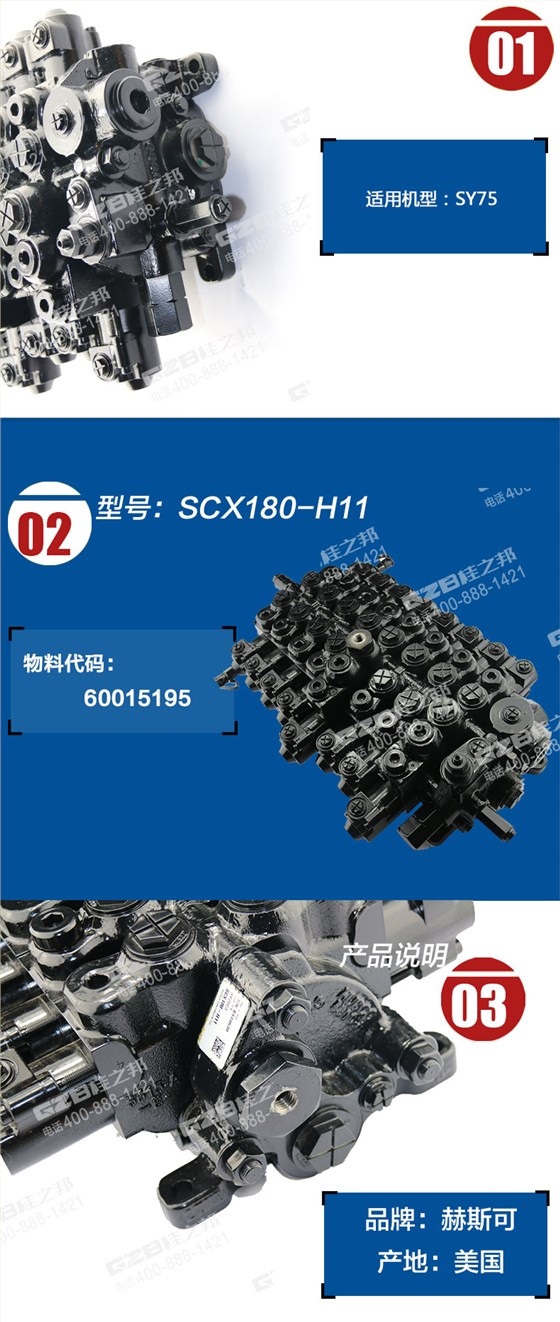 三一挖掘機多路閥