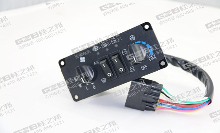 柳工挖掘機(jī)空調(diào)控制面板,柳工CLG908D挖掘機(jī)空調(diào)控制面板總成