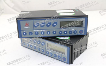 原裝三一挖掘機收音機SJ184×56-24VQ/SY015024,三一挖掘機配件批發(fā),桂之邦挖機配件批發(fā)市場