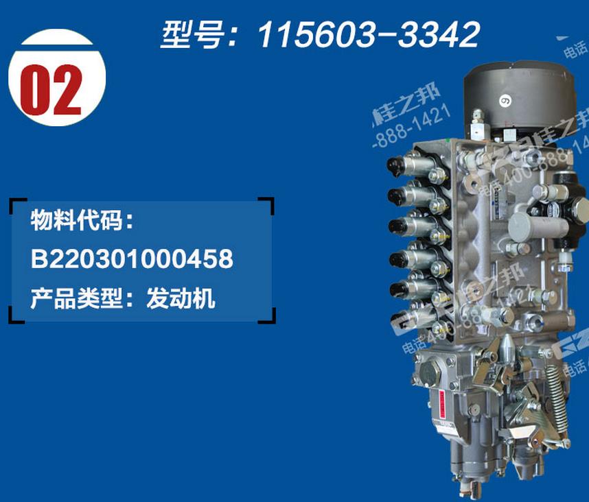 三一挖掘機噴油泵總成