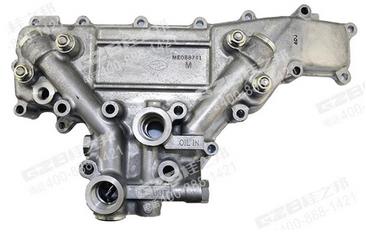 三一挖掘機三菱發(fā)動機機油散熱器組件ME088741,三一挖掘機配件