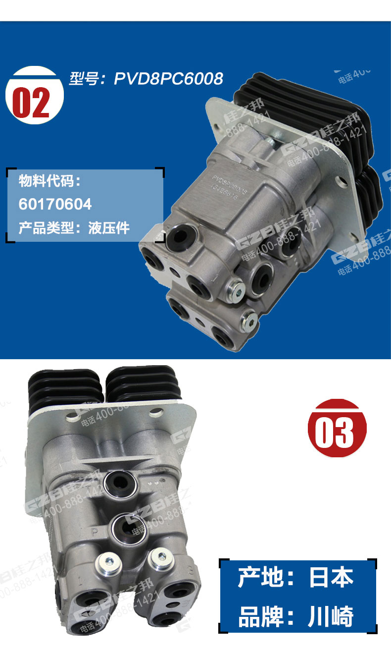 三一挖掘機先導(dǎo)閥