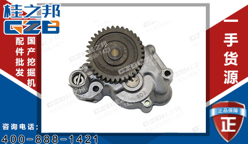 原裝三菱SY205挖機(jī)機(jī)油泵總成ME084735 挖機(jī)配件供應(yīng)