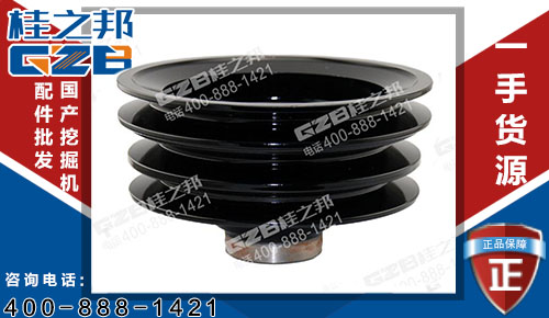 三菱發(fā)動機曲軸皮帶輪B229900005129 挖掘機配件網(wǎng)